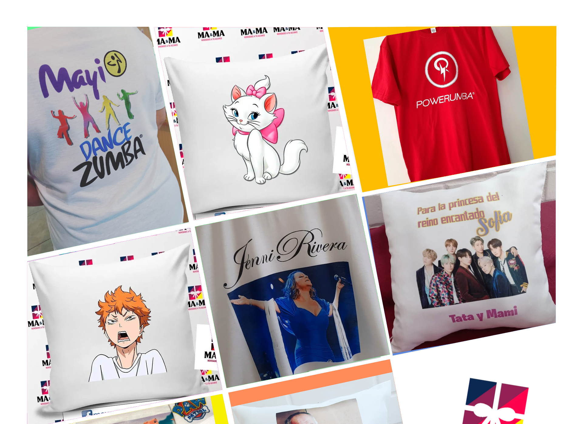 Poleras y Cojines